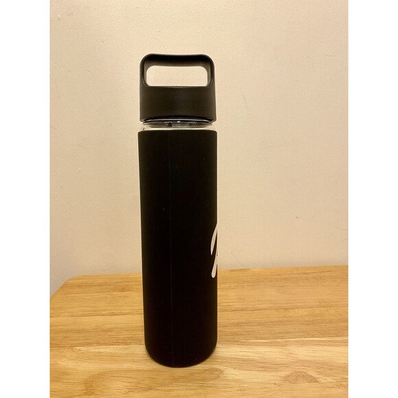 Peloton Glass Water Bottle w/ Silicone Non-Slip Grip 16 oz Brand New Rambler Lid - Picture 3 of 7